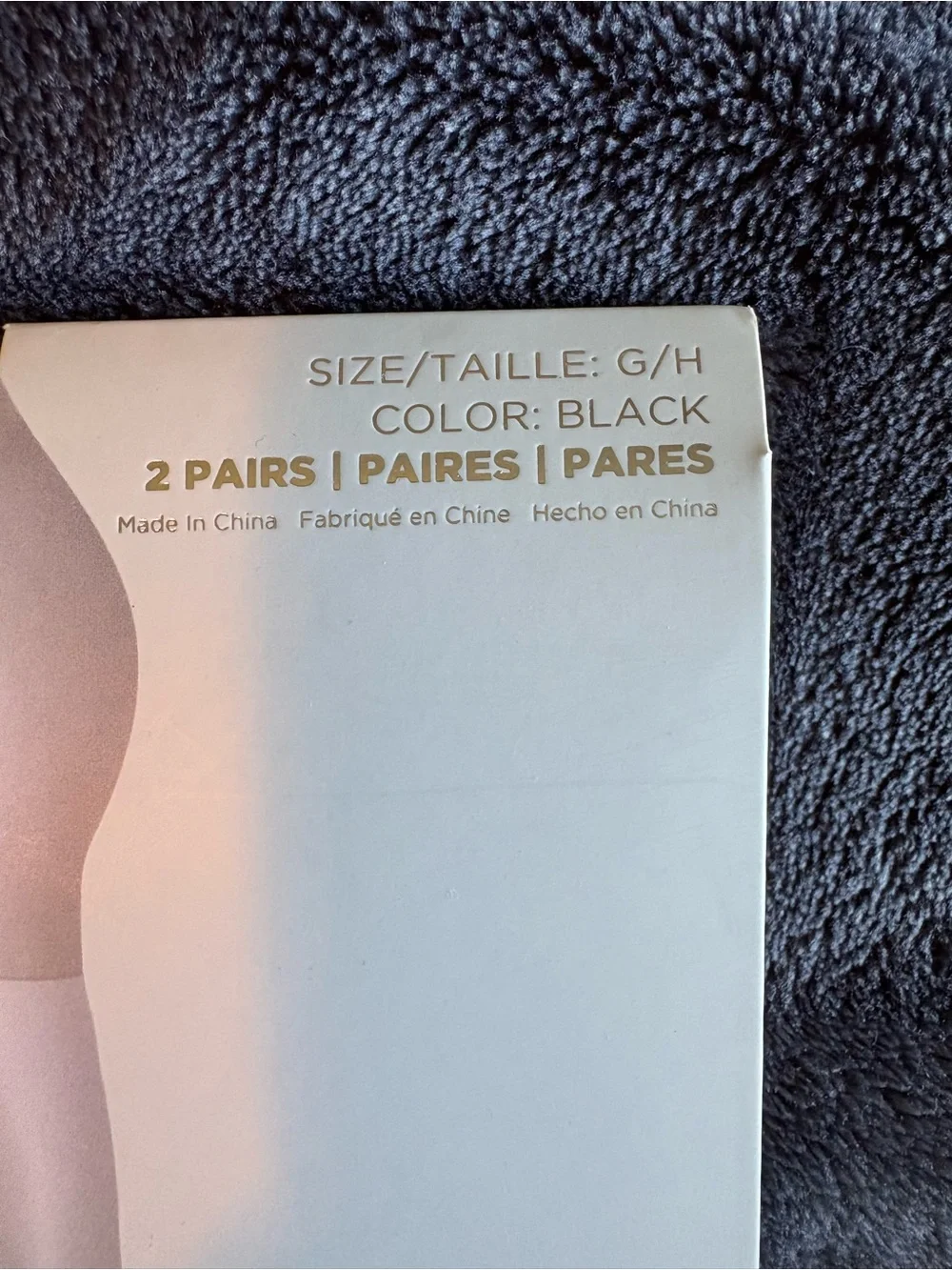 Vince Camuto Black Sheer Control Top Pantyhose - 2 Pairs